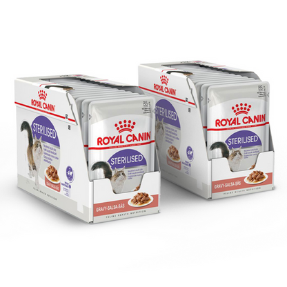 Royal Canin Sterilised Gravy Adult Cat Wet Food