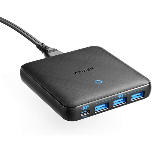 Anker 65W Mobile Powerport Atom III Slim 4 Port Adapter Charger