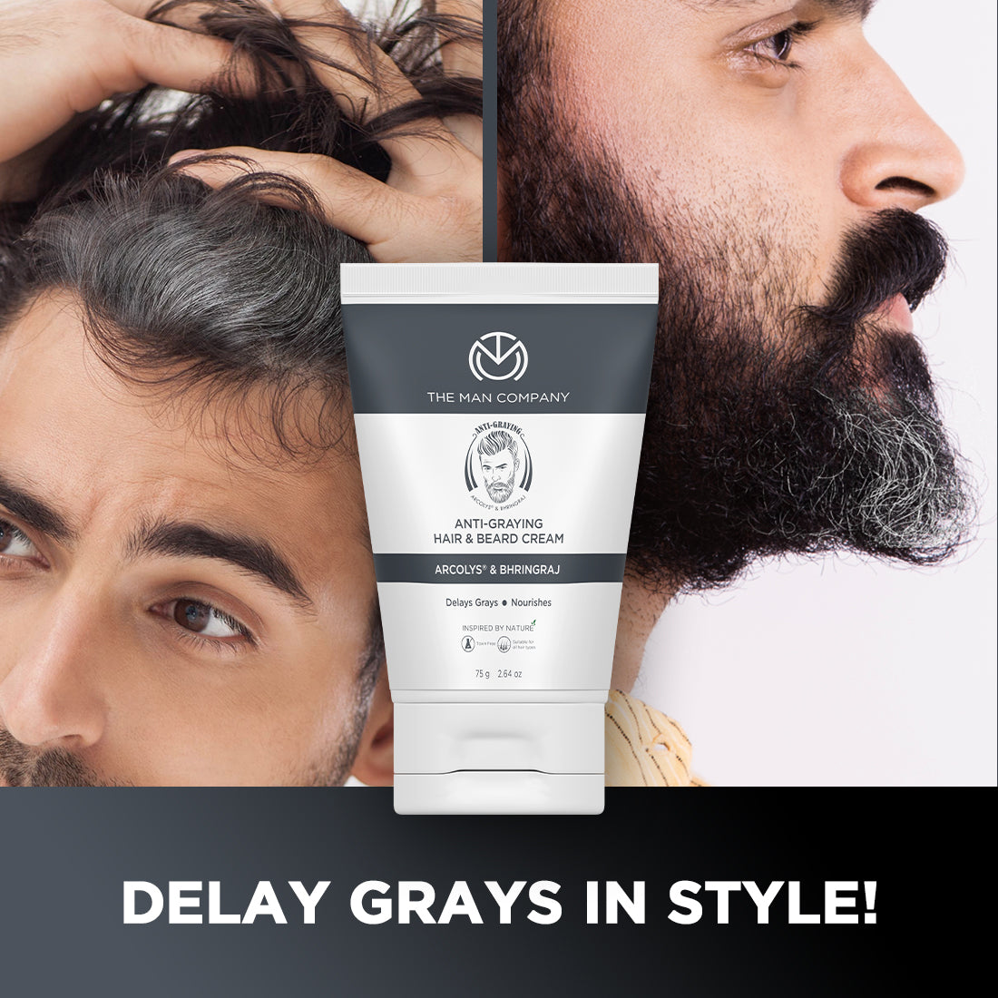 Anti-Graying Hair  Beard Cream