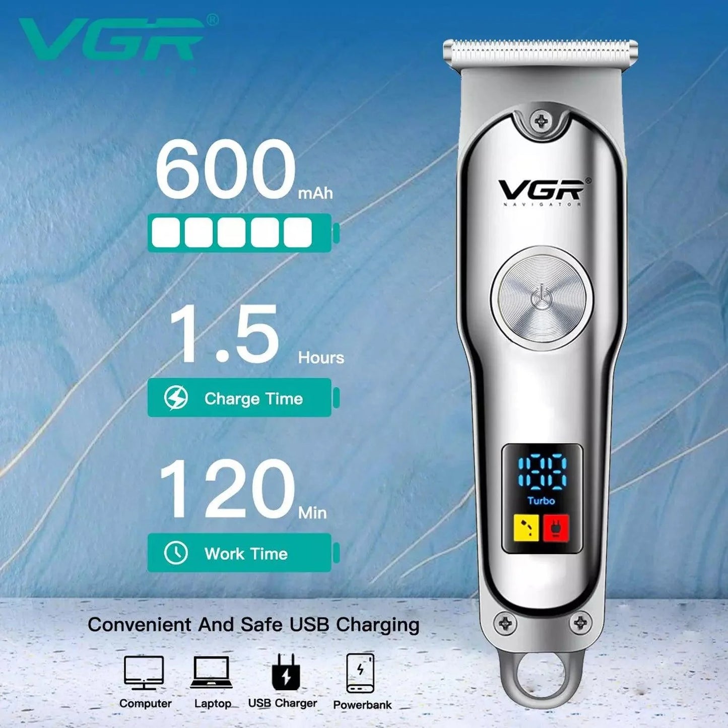 VGR V-290 Hair Trimmer For Men