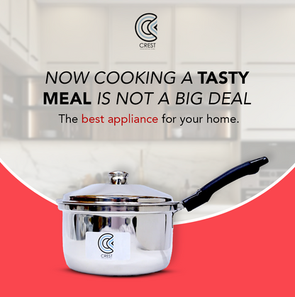 Crest Cookfesh SS Saucepan