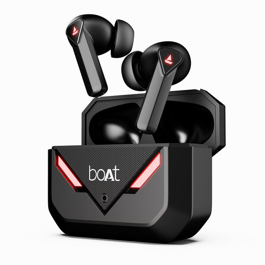 boAt Immortal 158  Bluetooth Gaming Wireless Earbuds with BEASTMode ENx with Quad Mics ASAP Charge