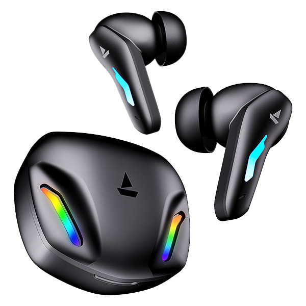 boAt Immortal 100  Bluetooth Gaming Wireless Earbuds with BEAST Mode IWP Technology ENx Technology 30 Hours Playback