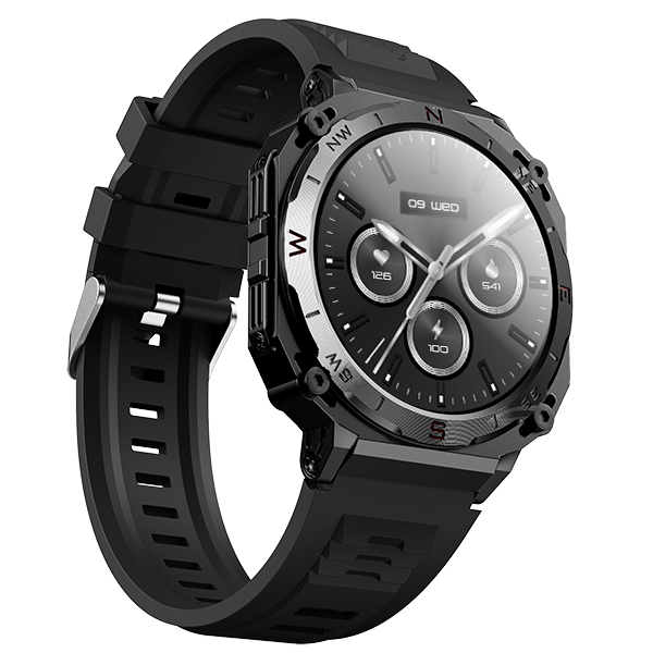 boAt Enigma X500  Smartwatch with 1.43 3.63 cm AMOLED Round Display BT Calling 100 Watch Faces 100 Sports Modes