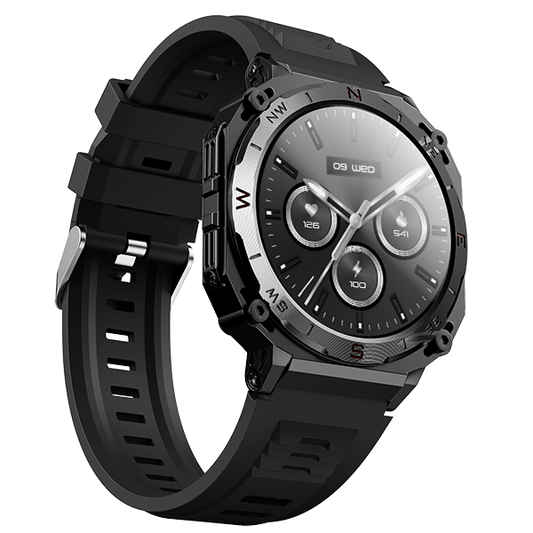 boAt Enigma X500  Smartwatch with 1.43 3.63 cm AMOLED Round Display BT Calling 100 Watch Faces 100 Sports Modes