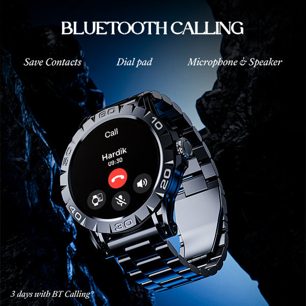 boAt Enigma Z30  Smartwatch with 1.39 TFT Display BT Calling 100 Watch Faces Luxurious Metal Body