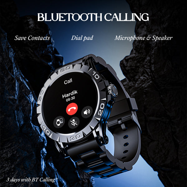 boAt Enigma Z30  Smartwatch with 1.39 TFT Display BT Calling 100 Watch Faces Luxurious Metal Body