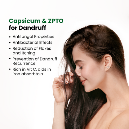 Hair Fall Control  Anti-Dandruff  Capsicum Shampoo