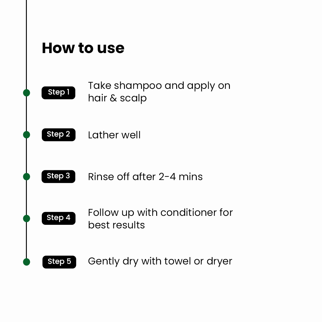 Hair Fall Control  Anti-Dandruff  Capsicum Shampoo