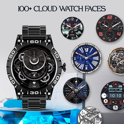 boAt Enigma Z30  Smartwatch with 1.39 TFT Display BT Calling 100 Watch Faces Luxurious Metal Body