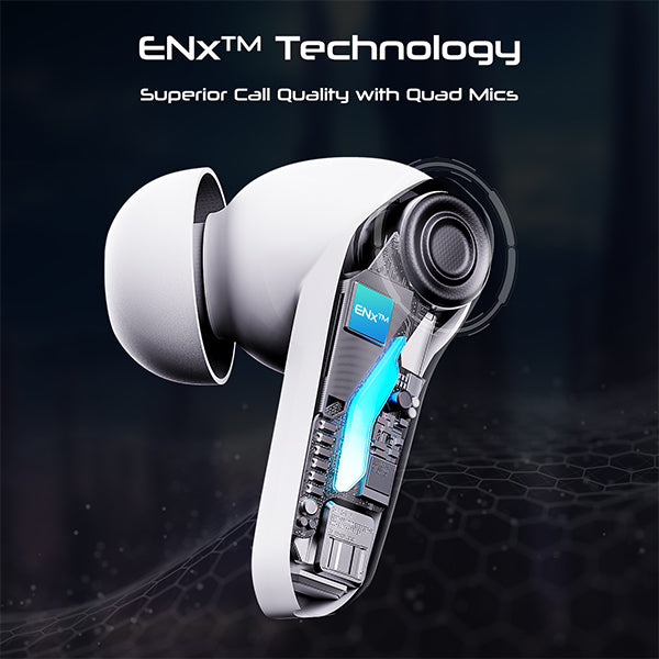 boAt Immortal 100  Bluetooth Gaming Wireless Earbuds with BEAST Mode IWP Technology ENx Technology 30 Hours Playback