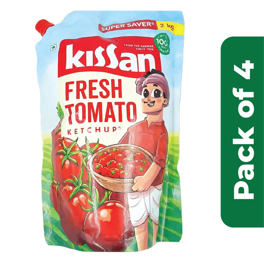 Kissan Ketchup Doy Pack 2 kg Pack of 4