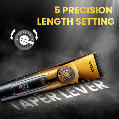 VGR V-663 Professional Hair Clipper For Men GoldBlack