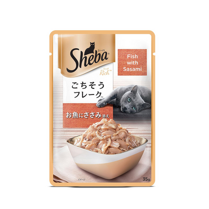 Sheba Fish with Sasami Premium Cat Wet Food