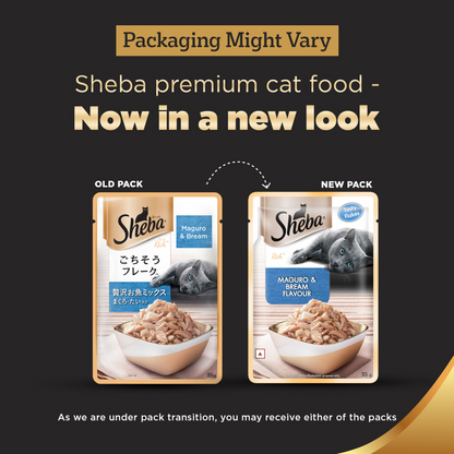 Sheba Maguro  Bream Fish Mix Premium Cat Wet Food