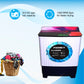 Foxsky 8.6 kg Semi-Automatic Top Load Washing Machine With Magic Filter Aqua Wash MAROON