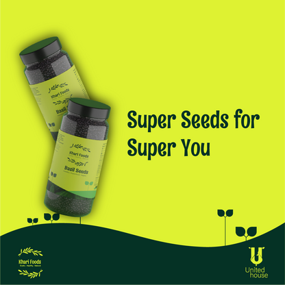 Organic Basil  Sabja Seeds - 500g