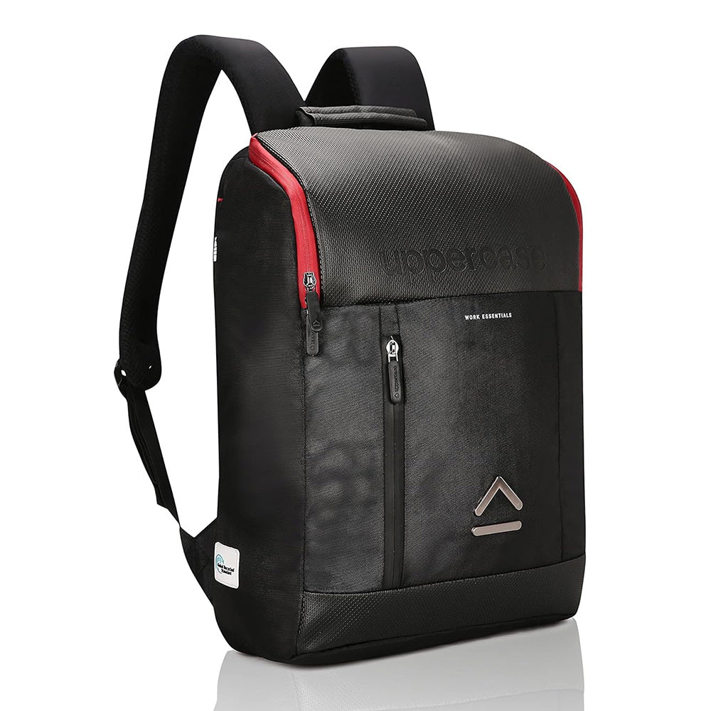 Uppercase Sigma 15.6 inch Laptop Backpack 07 Black 3200EBP1BLK