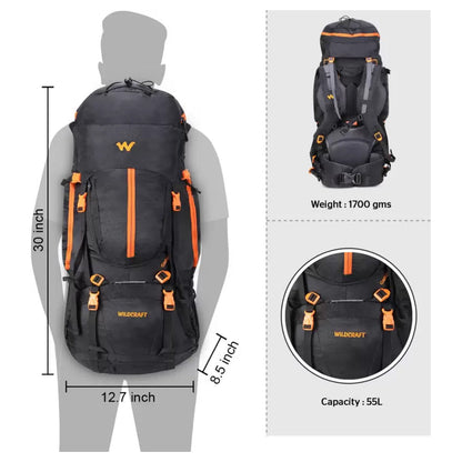 WILDCRAFT GANGOTRI 55 54L RUCKSACK 11727