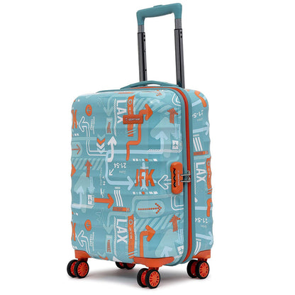 Uppercase JFK Hard Trolley Bag Cabin Small Teal Blue 5100EHT1TBL