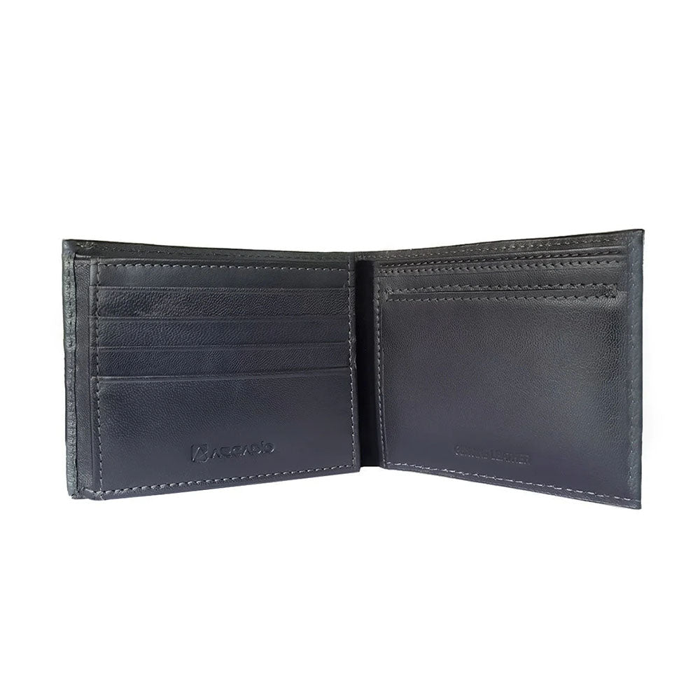 ARCADIO ARW1010CO TWIN FUN BIFOLD DUAL TONED LEATHER WALLET