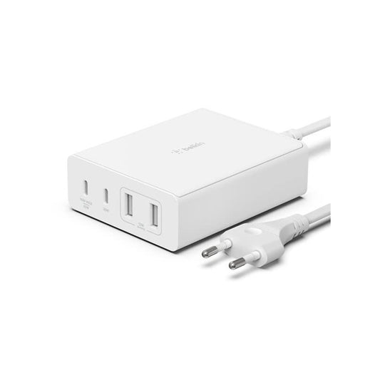 Belkin 108W GaN 4 Port 2 USB-A and 2 USB-C PD 3.0 Fast Charger with PPS Technology