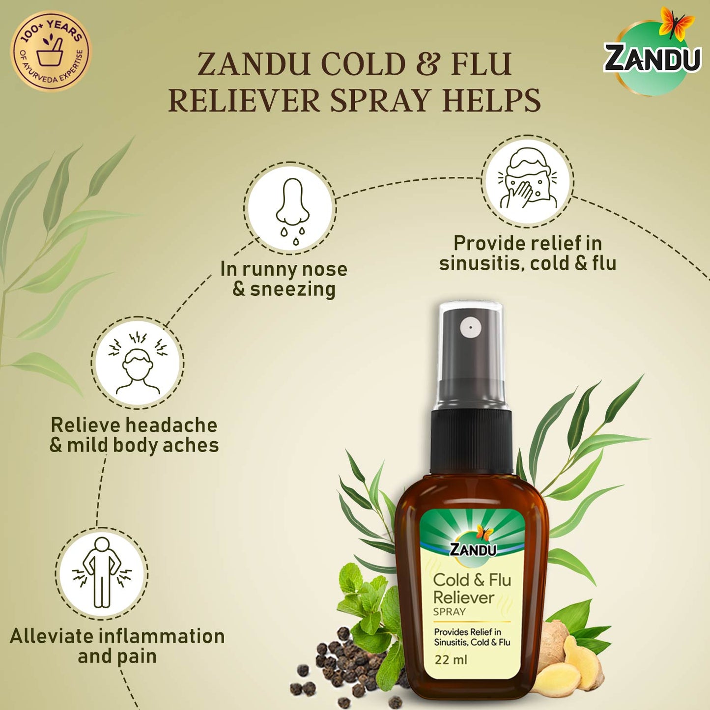 Cold  Flu Reliever Spray 22ml