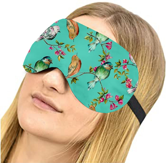 Lushomes Sleep Eyemask - Light Blocking, Soft, Comfortable for Men & Women. Ideal for Travel, Sleeping, Shift Work. Single Pc with Zipper.