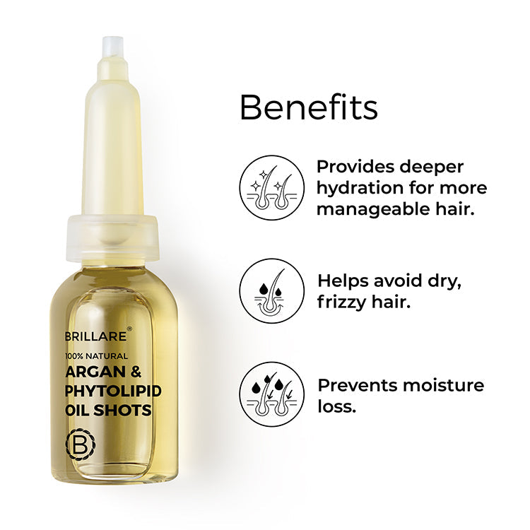 Argan  Phytolipid Oil Shots For Dry Frizzy Hair