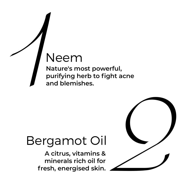 Neem Powder Face Wash for acne-prone skin