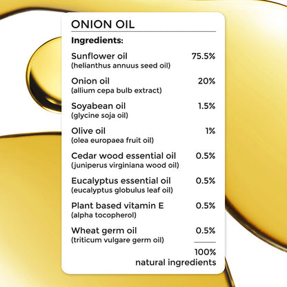 Onion Hair Oil for Hair Fall Reduction