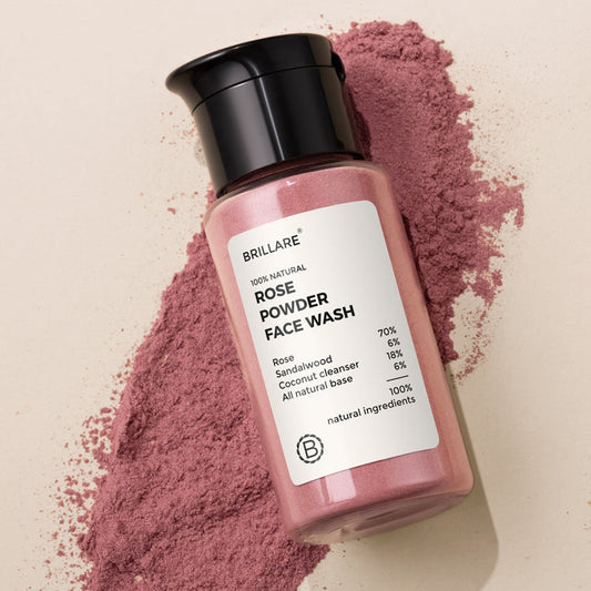 Rose Powder Face Wash For youthful Skin