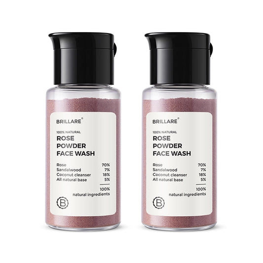 Rose Powder Face Wash Combo For youthful Skin