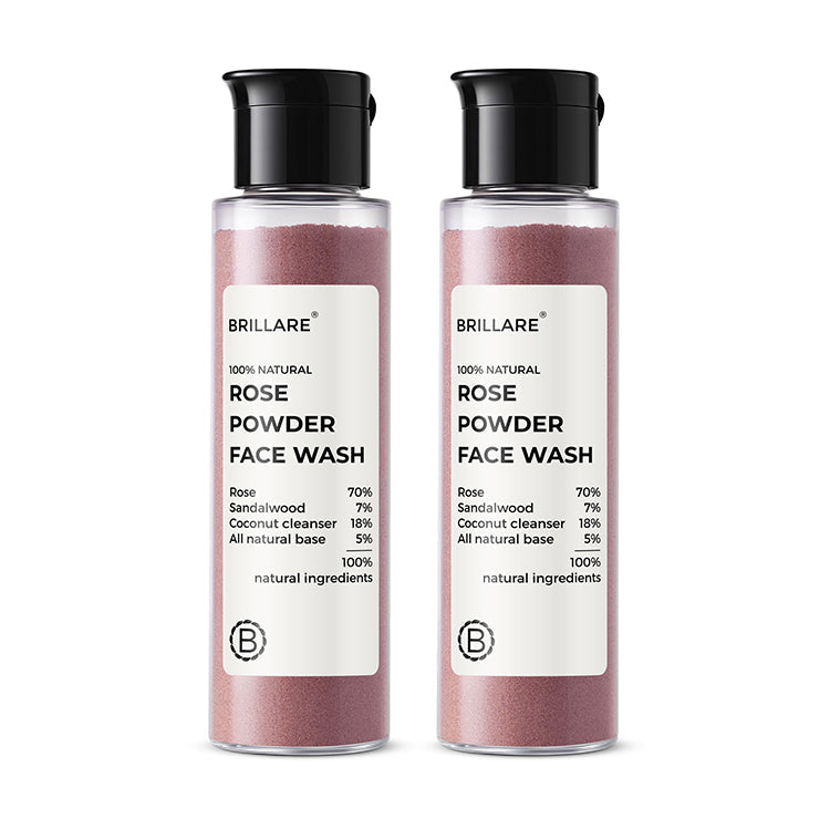 Rose Powder Face Wash Combo For youthful Skin 30g