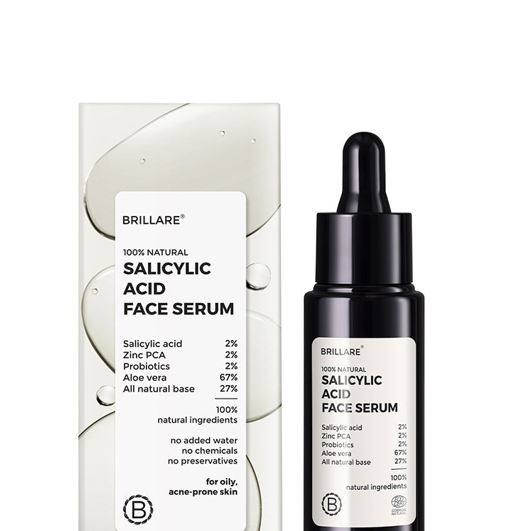 Salicylic Acid Face Serum  Powder Face Wash  Liquid Moisturizer with Jade Roller  Baby Pink Pouch