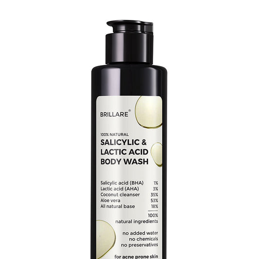 Salicylic Acid  Lactic Acid Body Wash for  Acne-Prone Skin