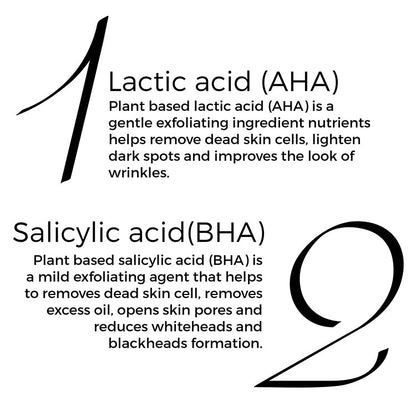 Salicylic Acid  Lactic Acid Body Wash for  Acne-Prone Skin