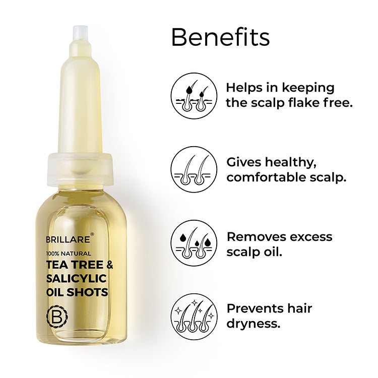 Tea Tree  Salicylic Oil Shots For Dandruff Control