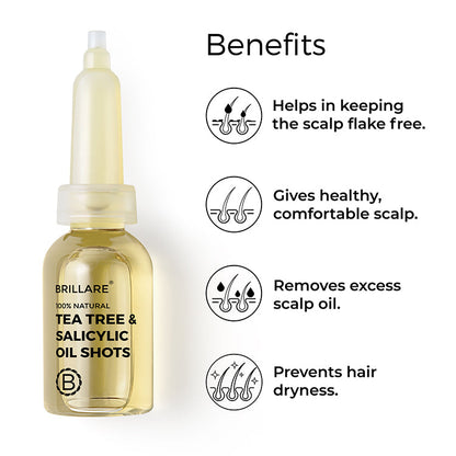 Tea Tree  Salicylic Oil Shots For Dandruff Control