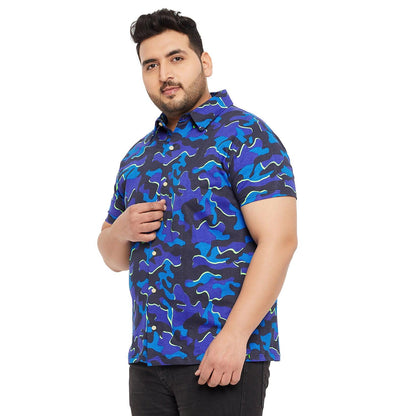 Men Plus Size Brolin Printed Shirt