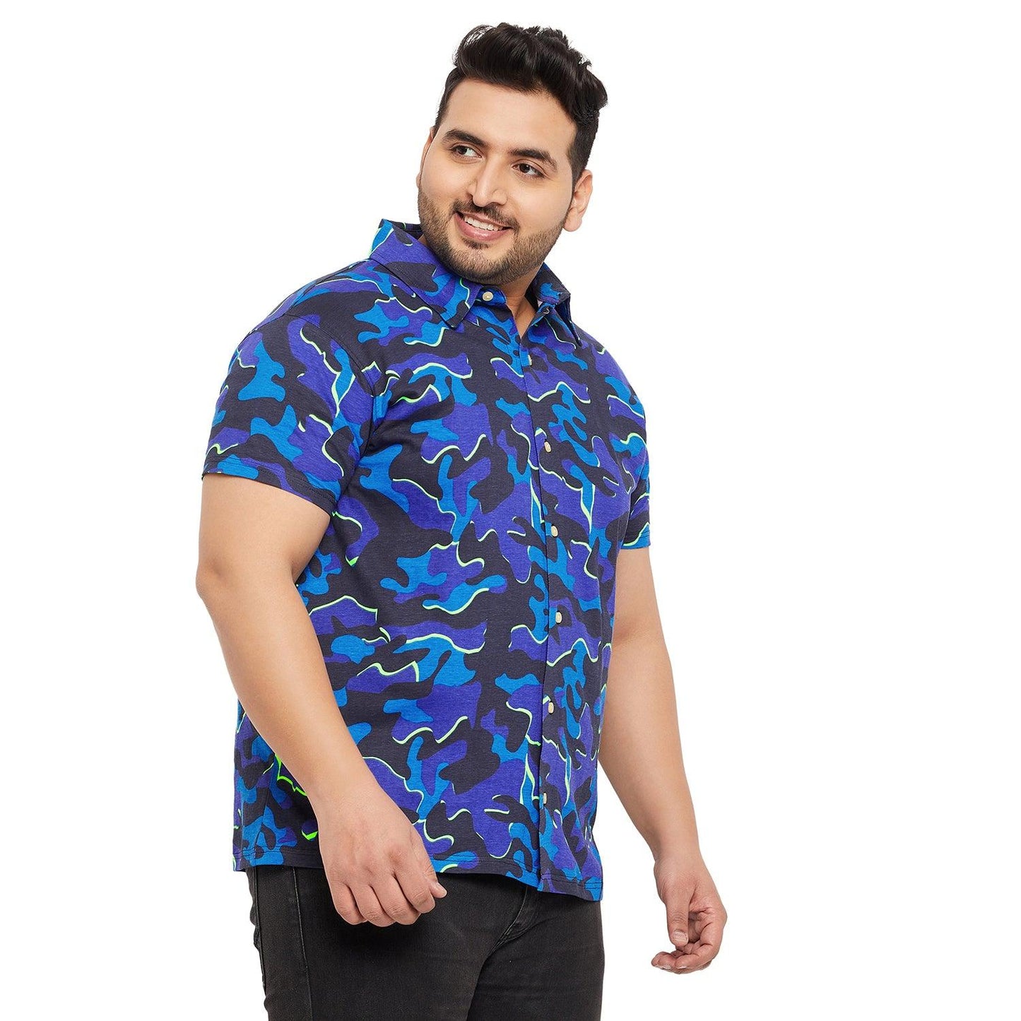 Men Plus Size Brolin Printed Shirt