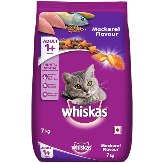 Whiskas Mackerel Flavour Adult Cat Dry Food