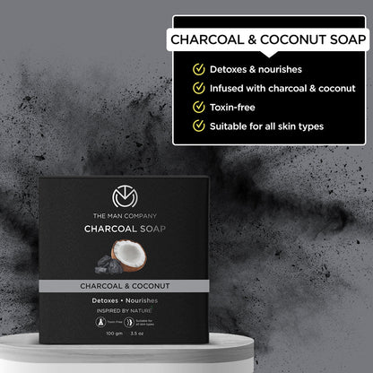 Charcoal Soap  Charcoal  Coconut