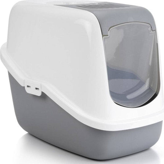 Savic Nestor Toilet Home for Cats Cold Grey
