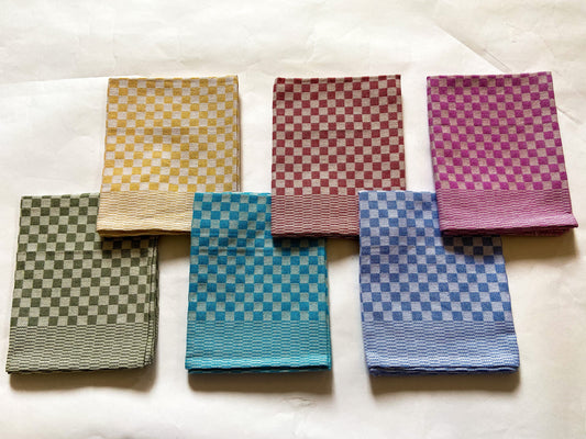 Lushomes Kitchen Towel 100 Cotton Multi Color Kitchen Dish Towel  Napkins 18x 28 Pack of 6 Tea Towels