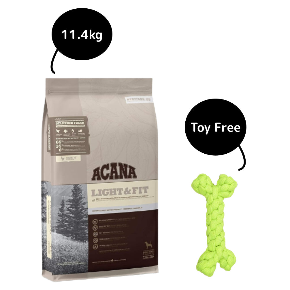 Acana Light  Fit Weight Management Adult Dog Dry Food All Breeds