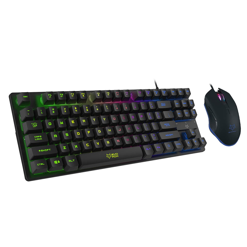 Amkette 432 EvoFox X-Team Gaming Wired Keyboard  Mouse