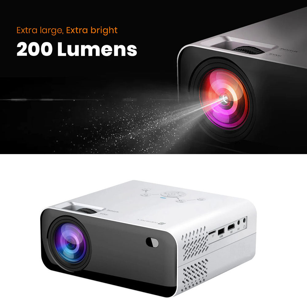 PORTRONICS BEEM 200 PLUS MULTIMEDIA LED PROJECTOR WITH WI-FI 200 LUMENS