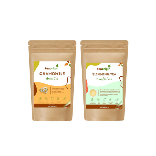 Tea Origin Slimming  Chamomile Green Tea Combo