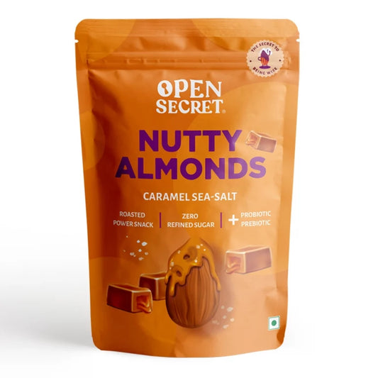 Open Secret Nutty Almonds Caramel Sea Salt - 135g